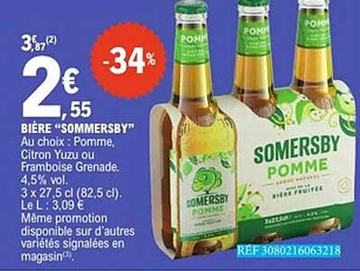 BIÈRE “SOMMERSBY”