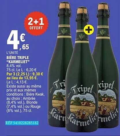 BIÈRE TRIPLE "KARMELIET"