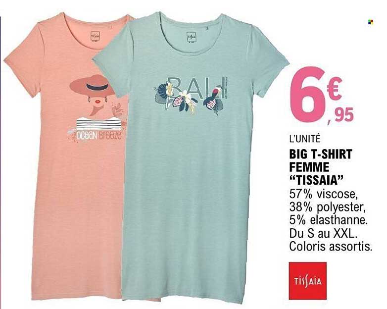 BIG T-SHIRT FEMME “TISSAIA”