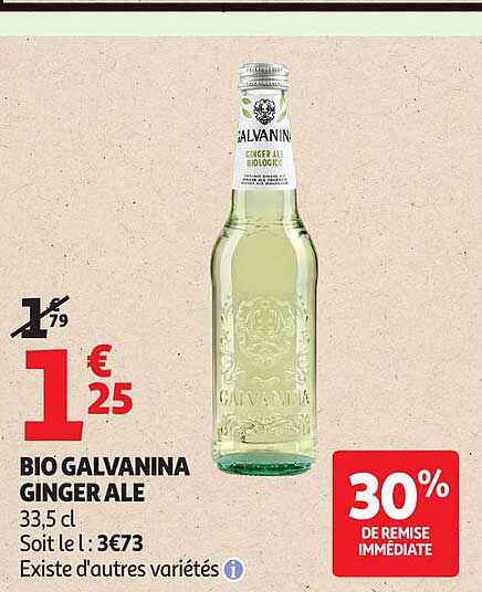 BIO GALVANINA GINGER ALE