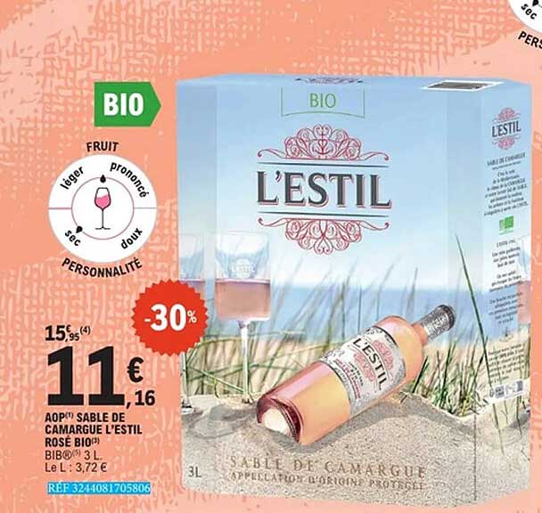 BIO SABLE DE CAMARGUE L'ESTIL