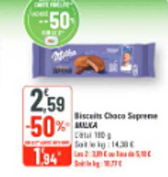 Biscuits Choco Supreme BERNARD