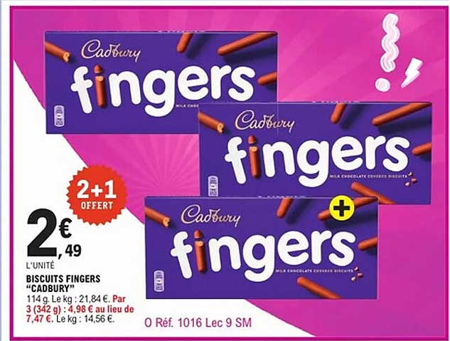 Biscuits Fingers “Cadbury”
