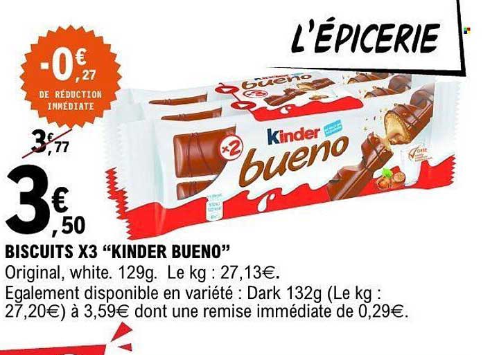 BISCUITS X3 “KINDER BUENO”