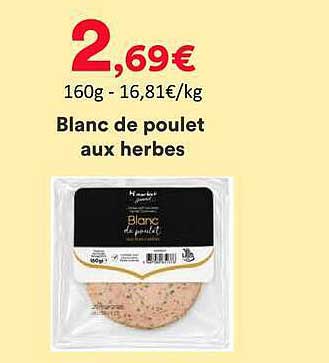 Blanc de poulet aux herbes