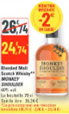 Blended Malt Scotch Whisky MONKEY SHOULDER