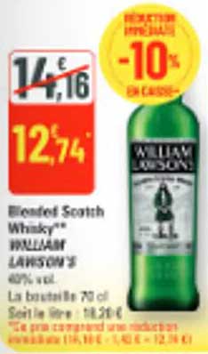 Blended Scotch Whisky WILLIAM LAWSON’S