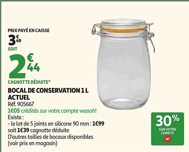BOCAL DE CONSERVATION 1L ACTUEL