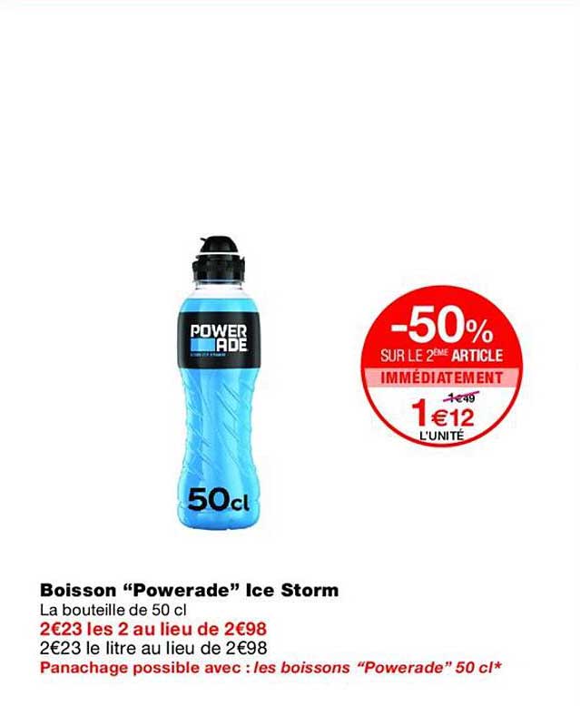 Boisson “Powerade” Ice Storm
