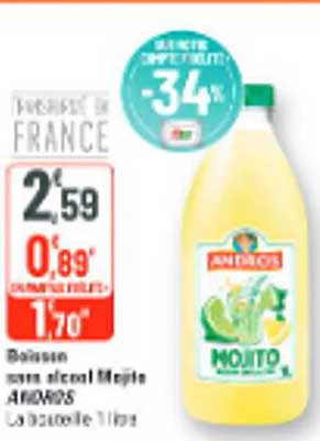 Boisson sans alcool Breizh arômes à base de plantes 1l