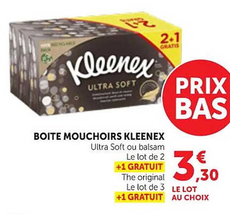 BOITE MOUCHOIRS KLEENEX