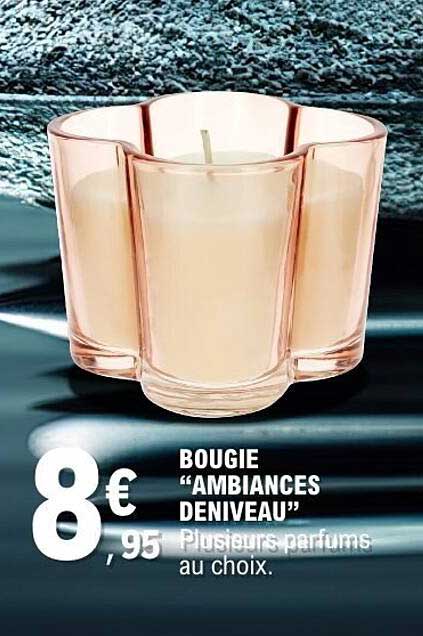 BOUGIE “AMBIANCES DENIVEAU” Plusieurs parfums au choix.