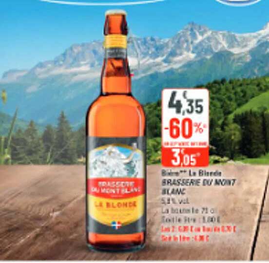 Brasserie du Mont-Blanc La Blonde
