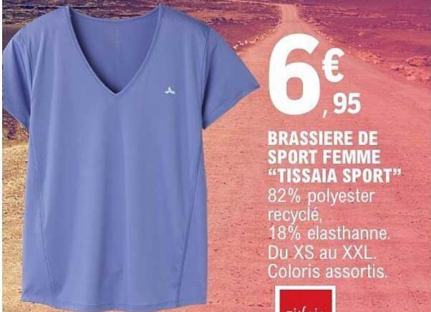 BRASSIERE DE SPORT FEMME “TISSIA” SPORT