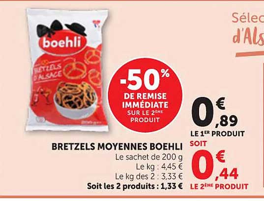 BRETZELS MOYENNES BOEHLI
