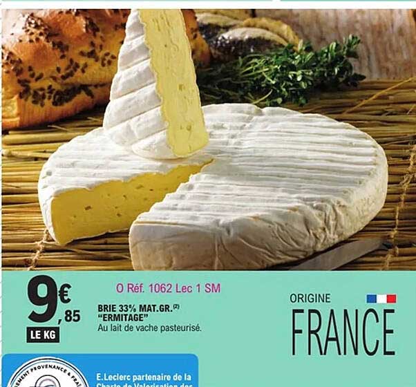 BRIE 33% MAT.GR. «ERMITAGE»