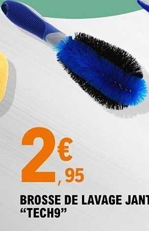 BROSSE DE LAVAGE JANTE "TECH9"