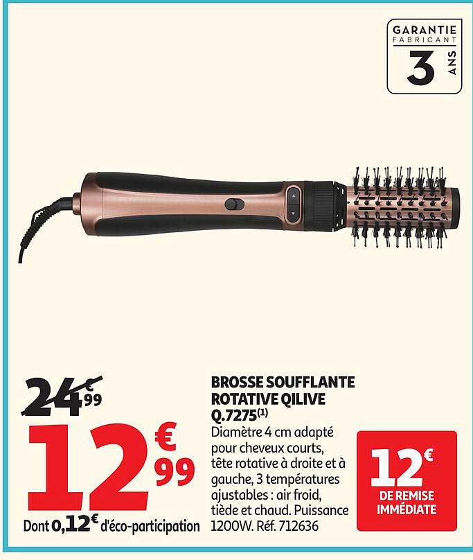 BROSSE SOUFFLANTE ROTATIVE QILIVE 0.7275(1)