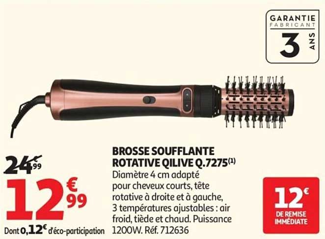 BROSSE SOUFFLANTE ROTATIVE QILIVE Q.7275(1)