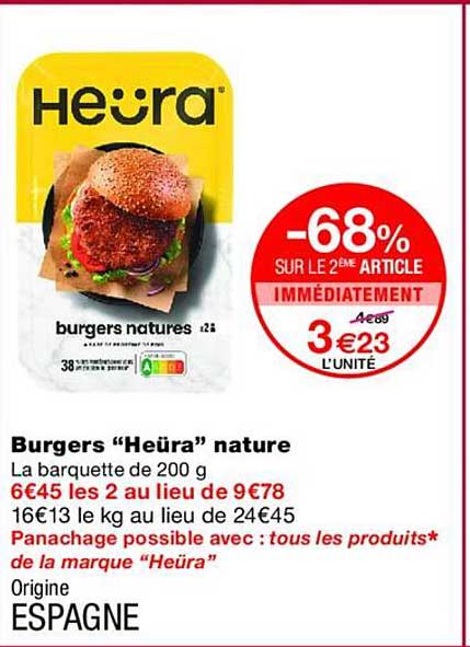 Burgers “Heura” nature