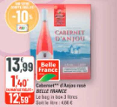 Cabernet d’Anjou très BELLE FRANCE