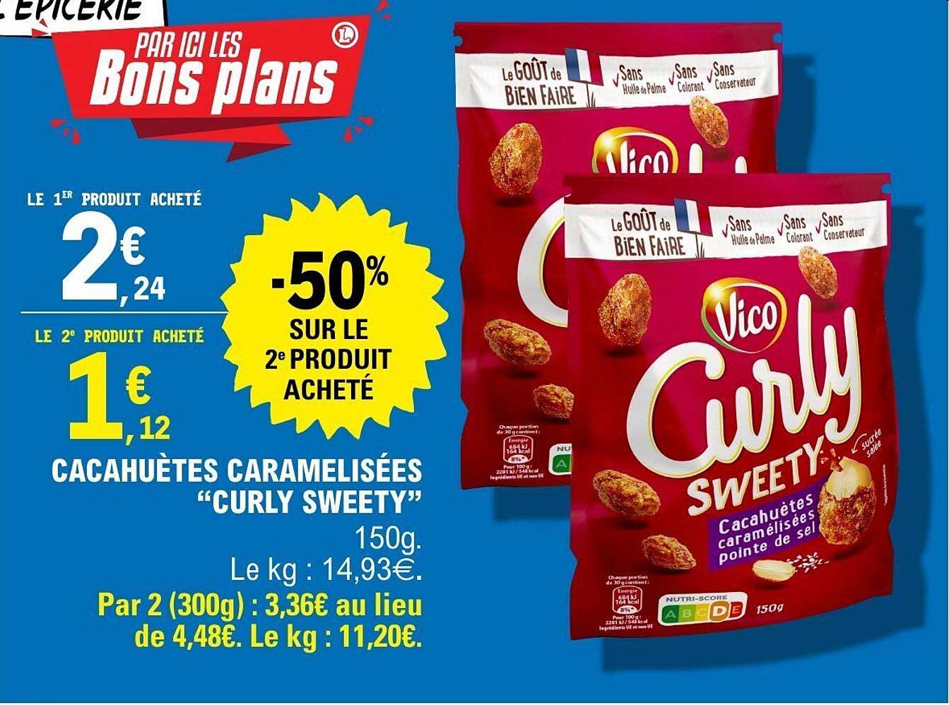 CACAHUÈTES CARAMÉLISÉES “CURLY SWEETY”