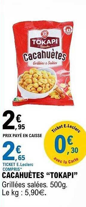 CACAHUÈTES “TOKAPI”