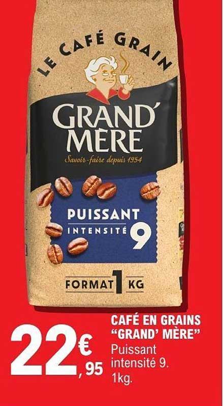 CAFÉ EN GRAINS “GRAND’ MÈRE” Puissant intensité 9. 1kg.