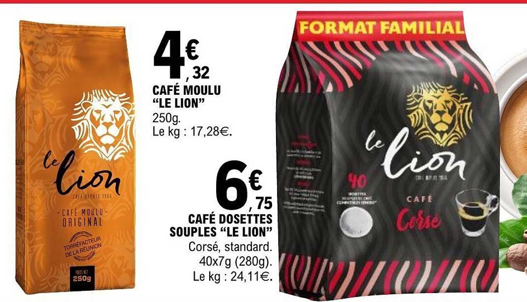 CAFÉ MOULU "LE LION"