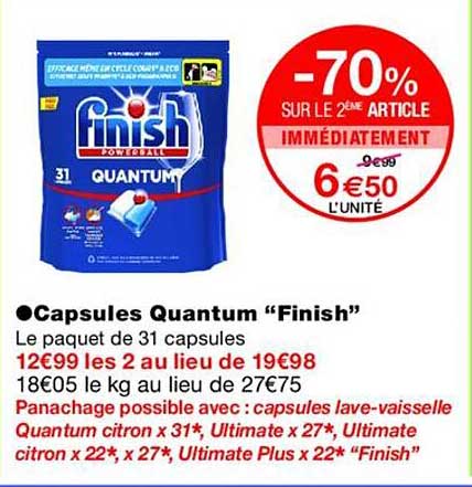 Capsules Quantum “Finish”