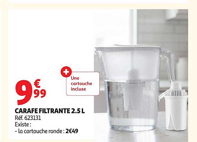 CARAFE FILTRANTE 2.5 L