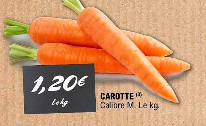 CAROTTE (3) Calibre M. Le kg.