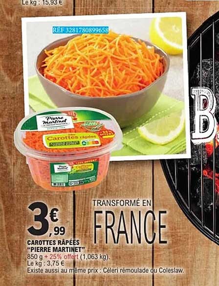 CAROTTES RÂPÉES “PIERRE MARTINET”