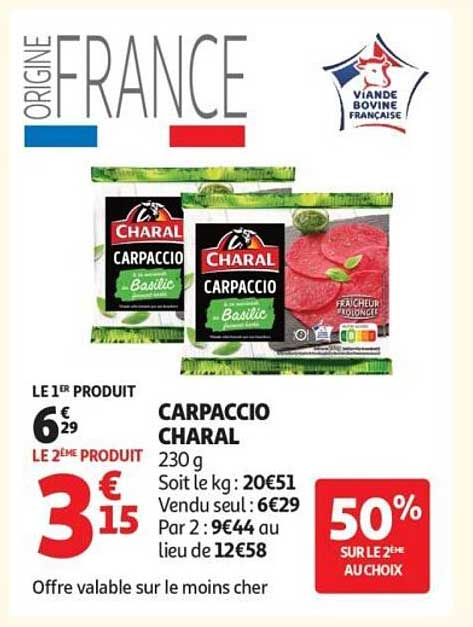 CARPACCIO CHARAL 230 g