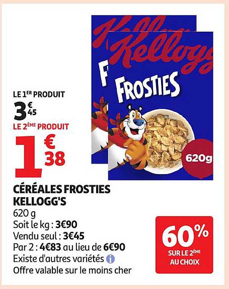 CÉRÉALES FROSTIES KELLOGG'S