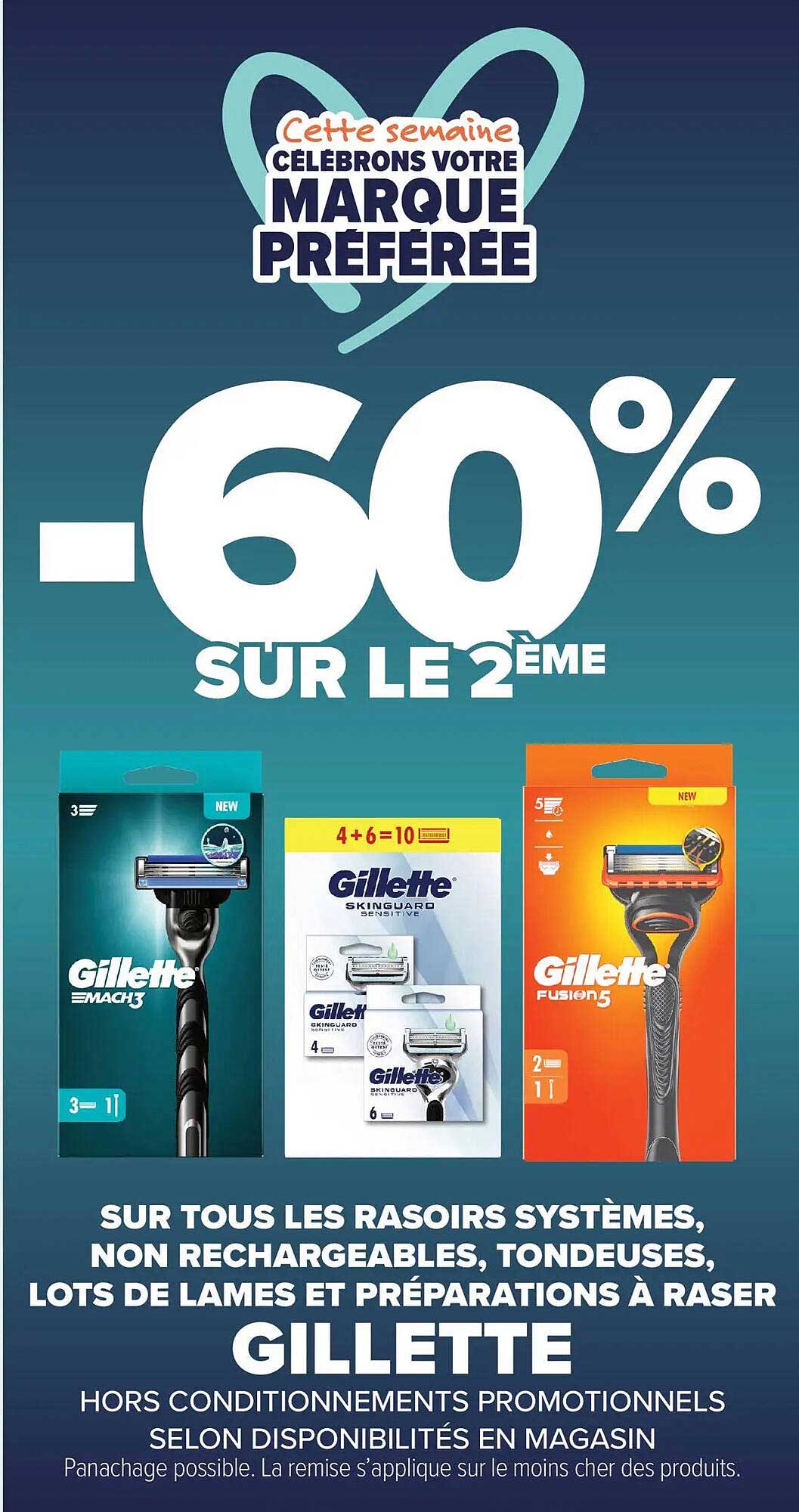 Cette semaine CÉLÉBRONS VOTRE MARQUE PRÉFÉRÉE -60% SUR LE 2ÈME
