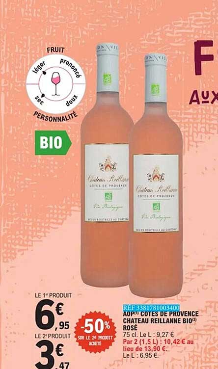 CHÂTEAU REILLANNE BIO ROSÉ