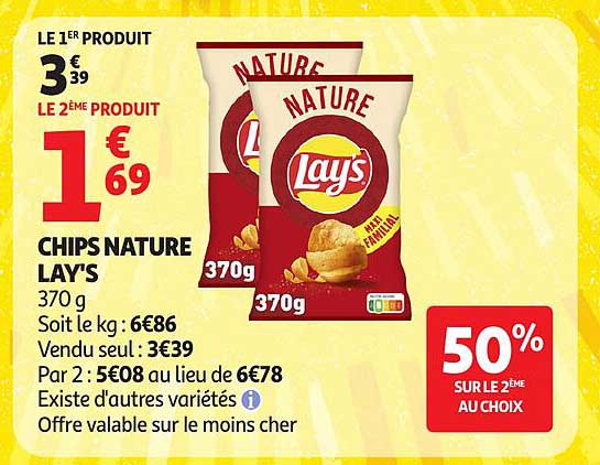 CHIPS NATURE LAY'S