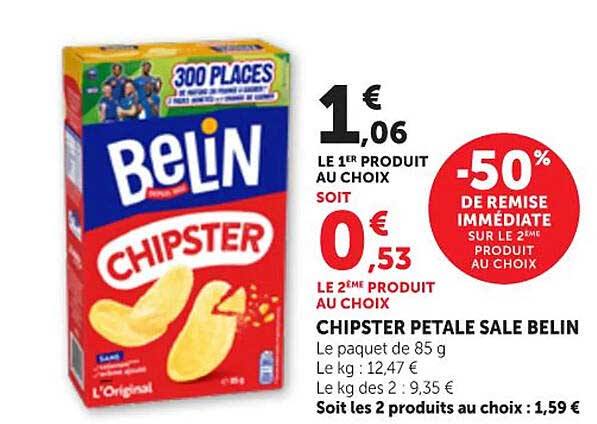 CHIPSTER PETALE SALE BELIN