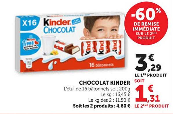 CHOCOLAT KINDER