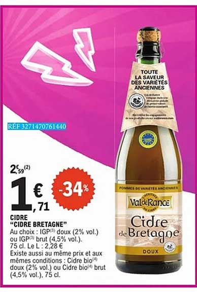 Cidre "Cidre Bretagne"