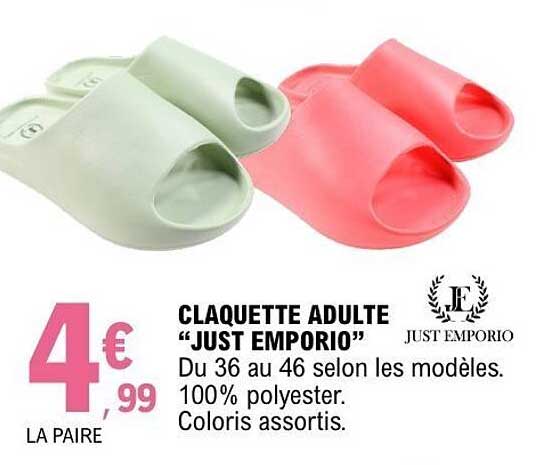 CLAQUETTE ADULTE “JUST EMPORIO”