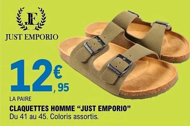 CLAQUETTES HOMME “JUST EMPORIO”