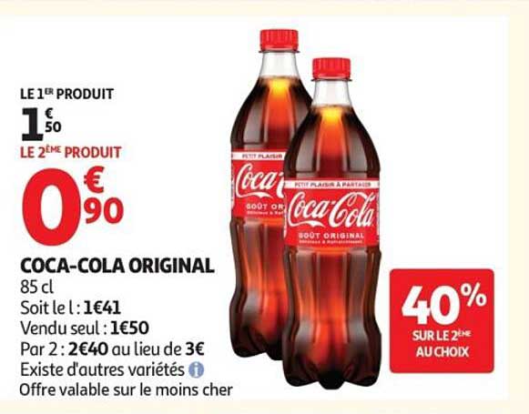 COCA-COLA ORIGINAL 85 cl