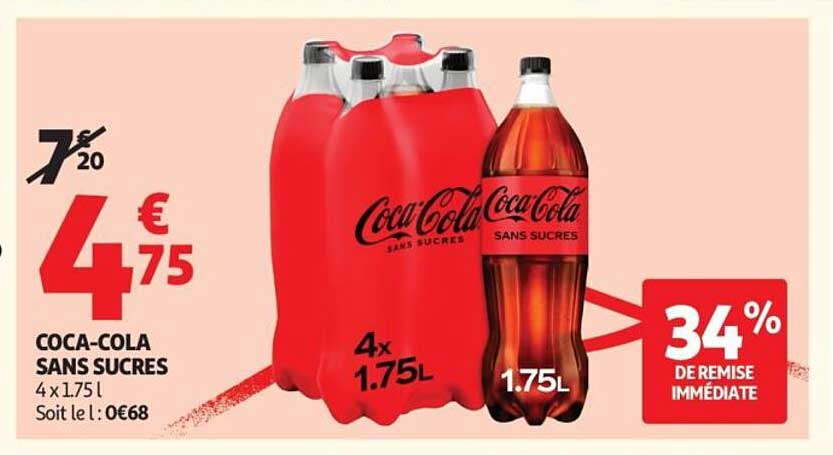 COCA-COLA SANS SUCRES