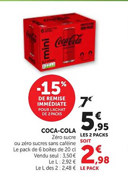 COCA-COLA Zéro sucre