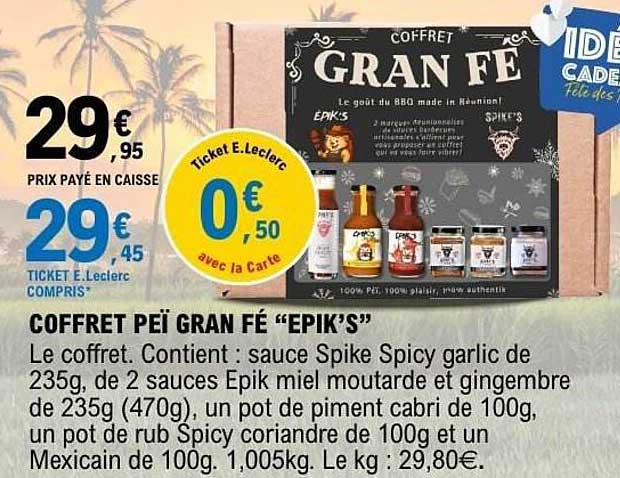 COFFRET PEI GRAN FE “EPIK’S”