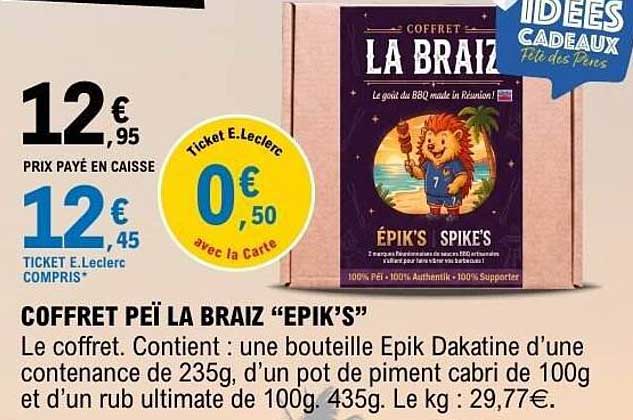 COFFRET PÈI LA BRAIZ “EPIK’S”