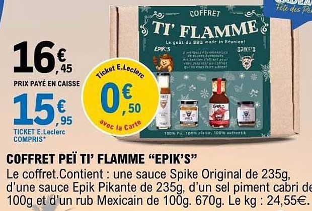 COFFRET PEI TI’ FLAMME “EPIK’S”