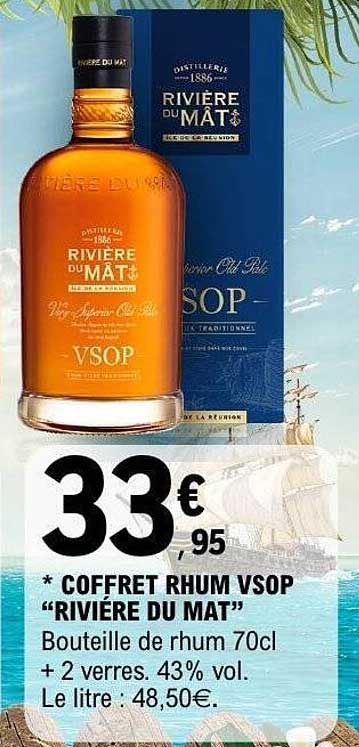 COFFRET RHUM VSOP "RIVIÈRE DU MÂT"